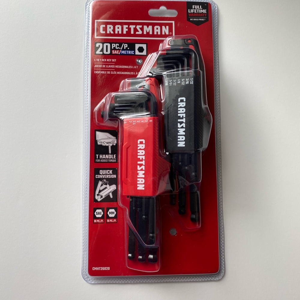 Craftsman 20-Piece Hex Key Set